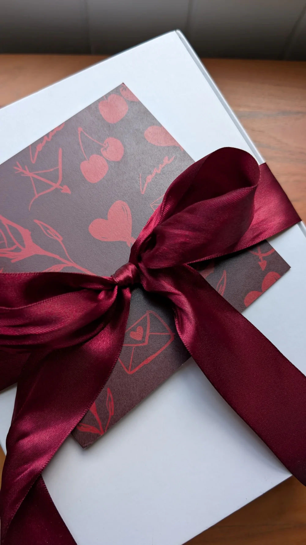 Cupid Wine Card - Salty Melon Prints